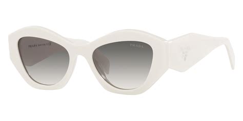 prada pr 07ys white|Prada PR 07YS 142130 53 White Sunglasses .